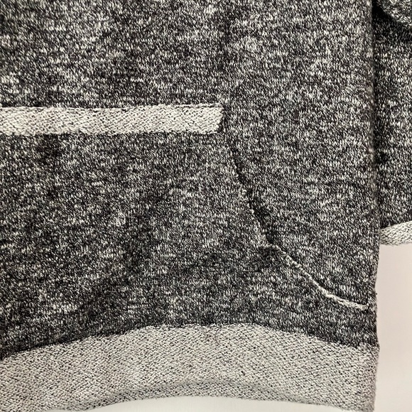 Bobi women’s medium size heather/ charcoal Gray sweatshirt 3/4 sleeve  Sweater - Picture 8 of 16